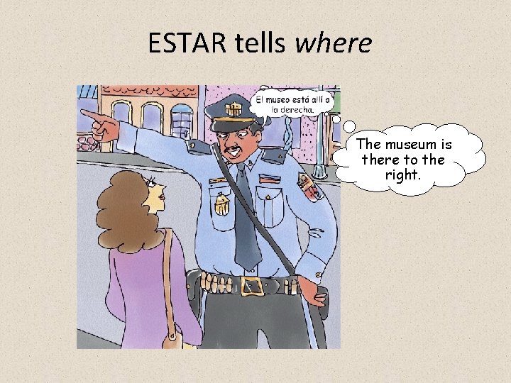 ESTAR tells where The museum is there to the right. 