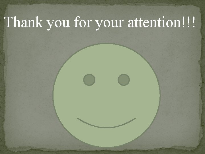 Thank you for your attention!!! 