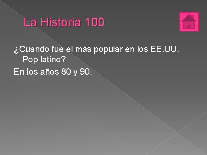 La Historia 100 ¿Cuando fue el más popular en los EE. UU. Pop latino?