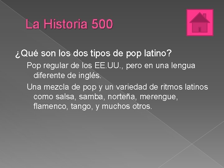 La Historia 500 ¿Qué son los dos tipos de pop latino? Pop regular de