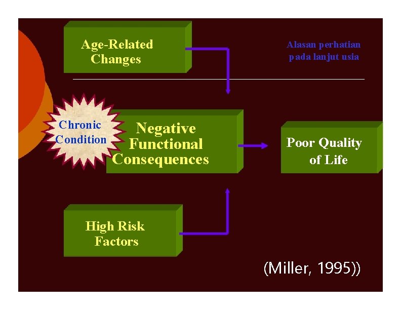 Age-Related Changes Chronic Condition Negative Functional Consequences Alasan perhatian pada lanjut usia Poor Quality