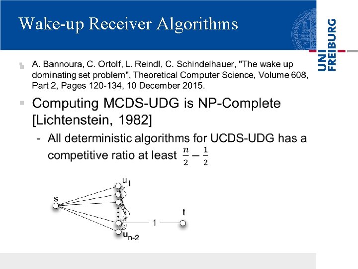 Wake-up Receiver Algorithms § 