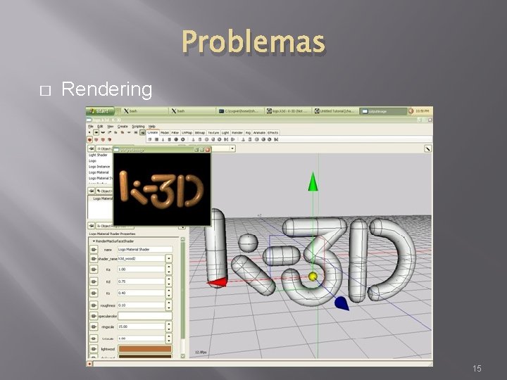 Problemas � Rendering 15 