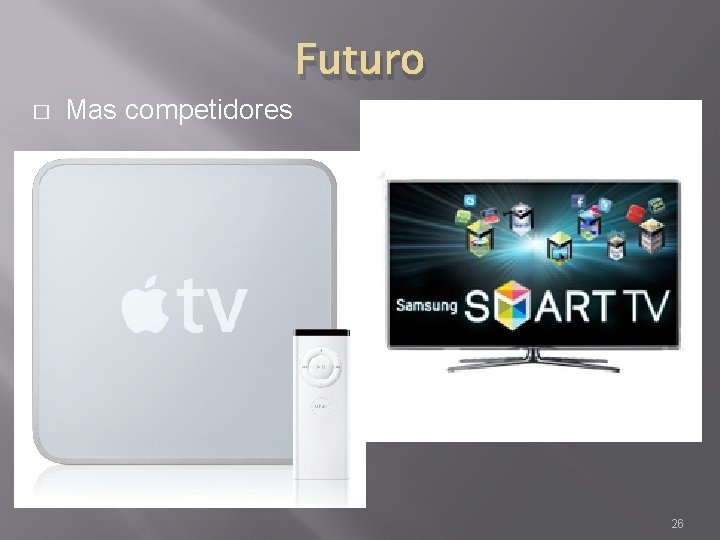 � Mas competidores Futuro 26 