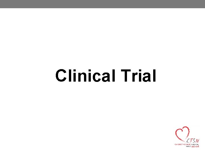Clinical Trial 