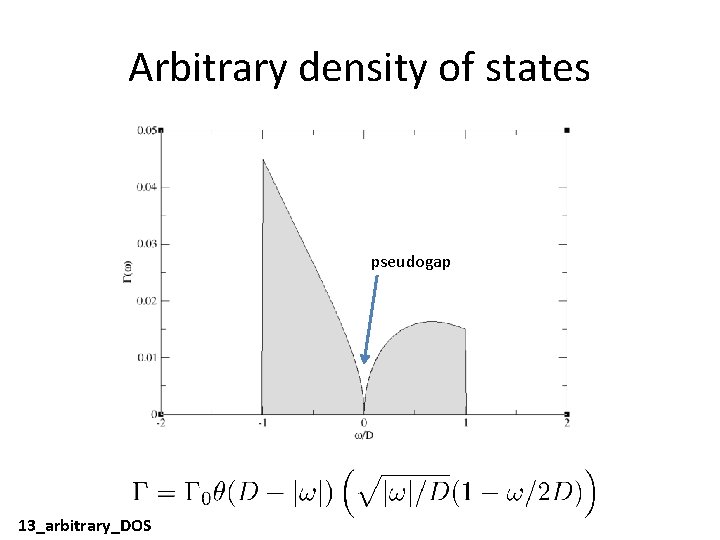 Arbitrary density of states pseudogap 13_arbitrary_DOS Arbitrary density of states pseudogap 13_arbitrary_DOS