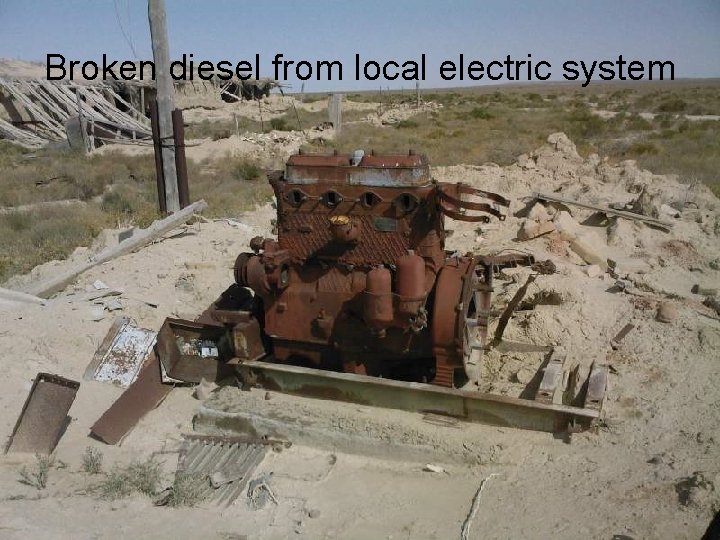 Broken diesel from local electric system 