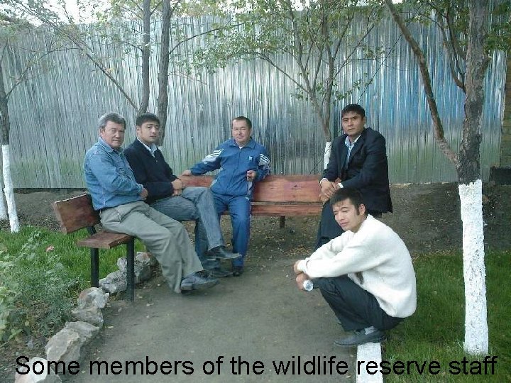 Some members of the wildlife reserve staff 