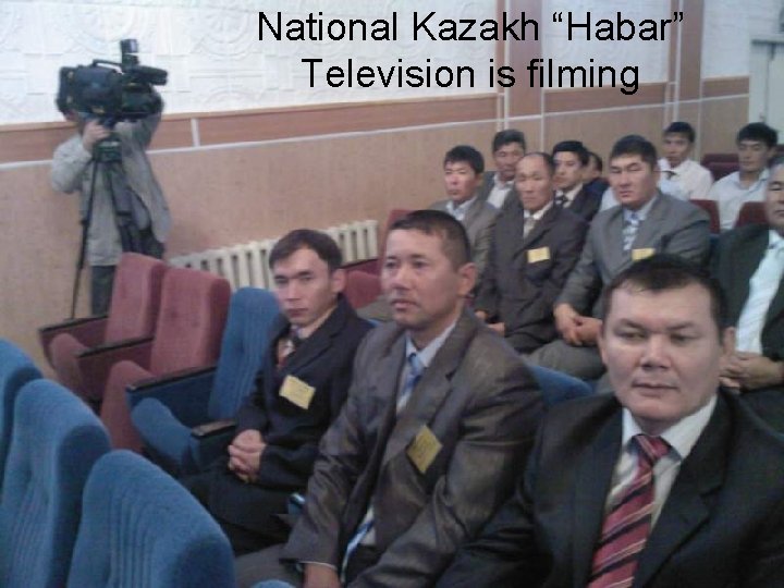 National Kazakh “Habar” Television is filming 