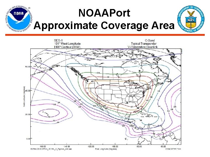 NOAAPort Approximate Coverage Area 