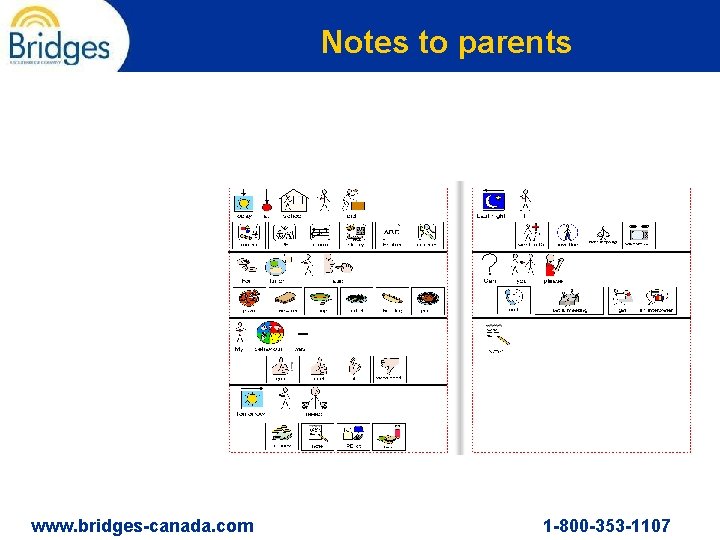 Notes to parents www. bridges-canada. com 1 -800 -353 -1107 