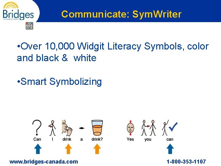 Communicate: Sym. Writer • Over 10, 000 Widgit Literacy Symbols, color and black &