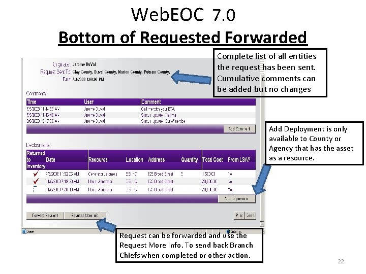 Web. EOC 7. 0 Bottom of Requested Forwarded Complete list of all entities the