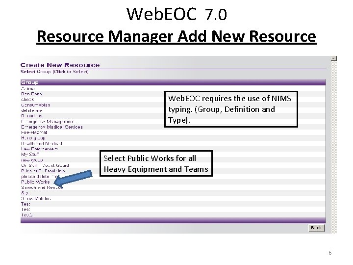 Web. EOC 7. 0 Resource Manager Add New Resource Web. EOC requires the use