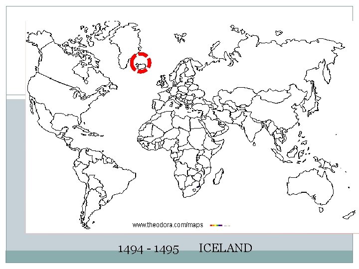 1494 - 1495 ICELAND 