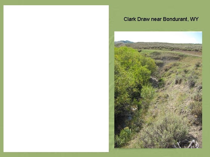 Clark Draw near Bondurant, WY 
