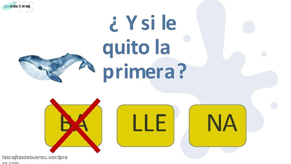 ¿ Y si le quito la primera? BA lascajitasdebuensu. wordpre LLE NA 