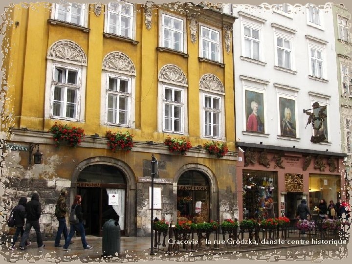 Cracovie - la rue Grodzka, dans le centre historique 