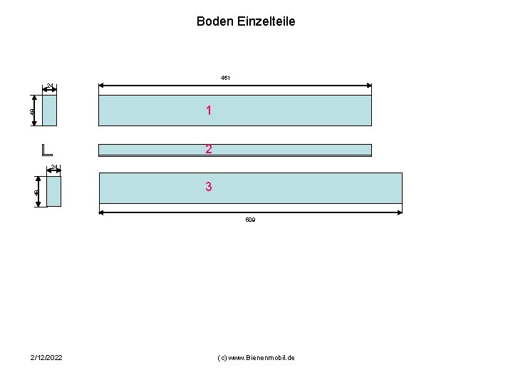 Boden Einzelteile 461 24 48 1 2 48 24 3 509 2/12/2022 (c) www.