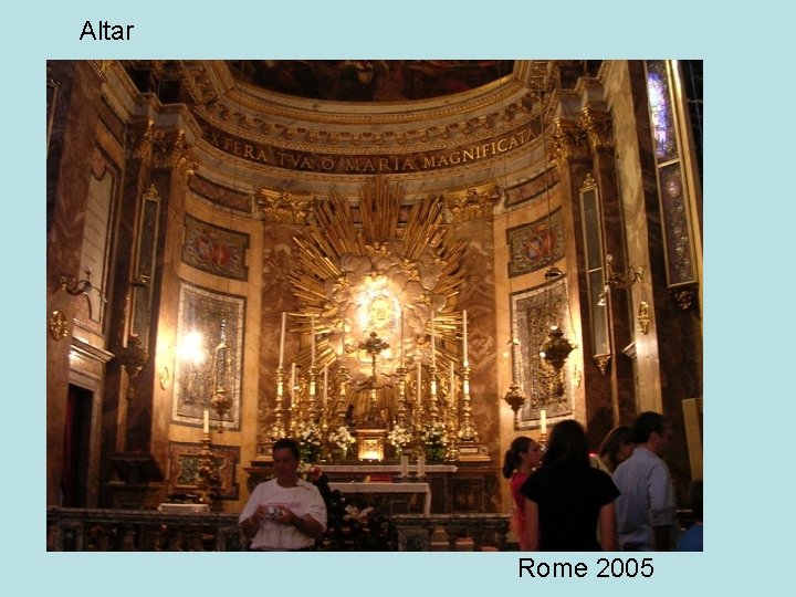 Altar Rome 2005 