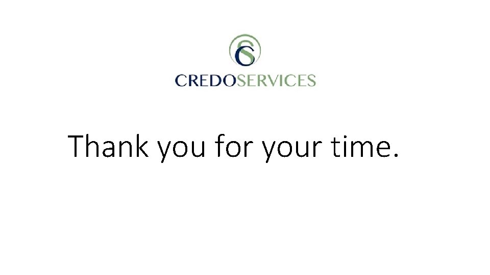 Thank you for your time. 