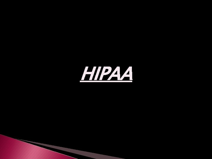 HIPAA 