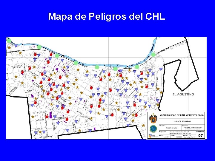 Mapa de Peligros del CHL 