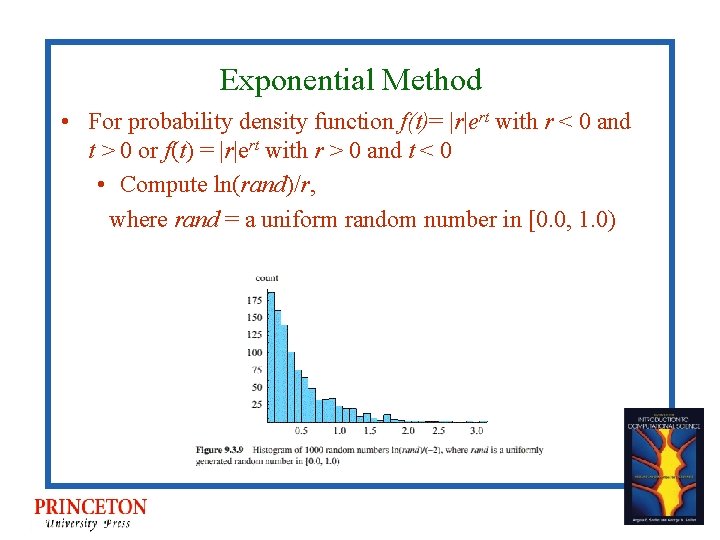 Exponential Method • For probability density function f(t)= |r|ert with r < 0 and Exponential Method • For probability density function f(t)= |r|ert with r < 0 and