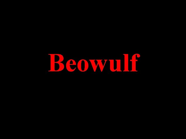 Beowulf 