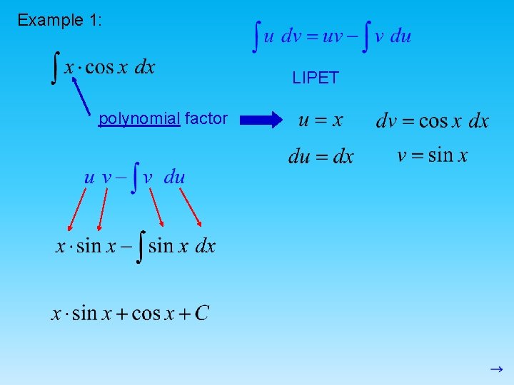 Example 1: LIPET polynomial factor 