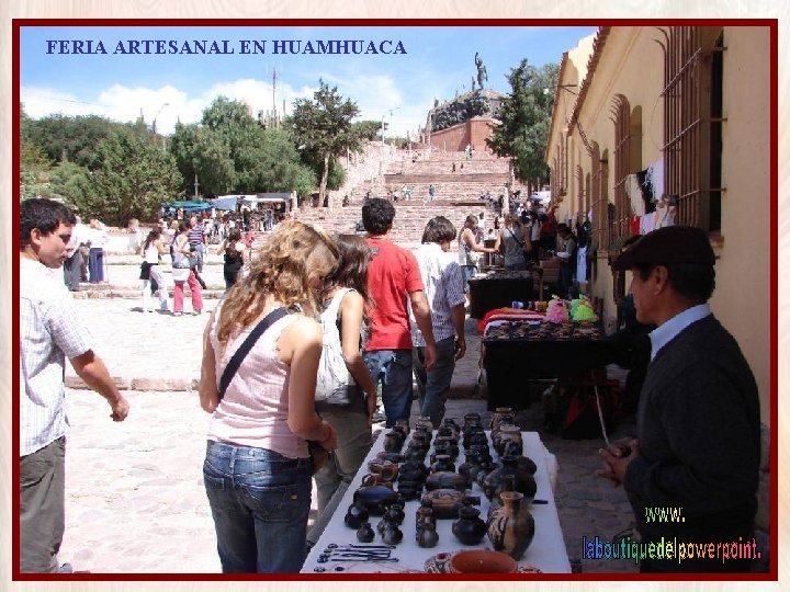 FERIA ARTESANAL EN HUAMHUACA 