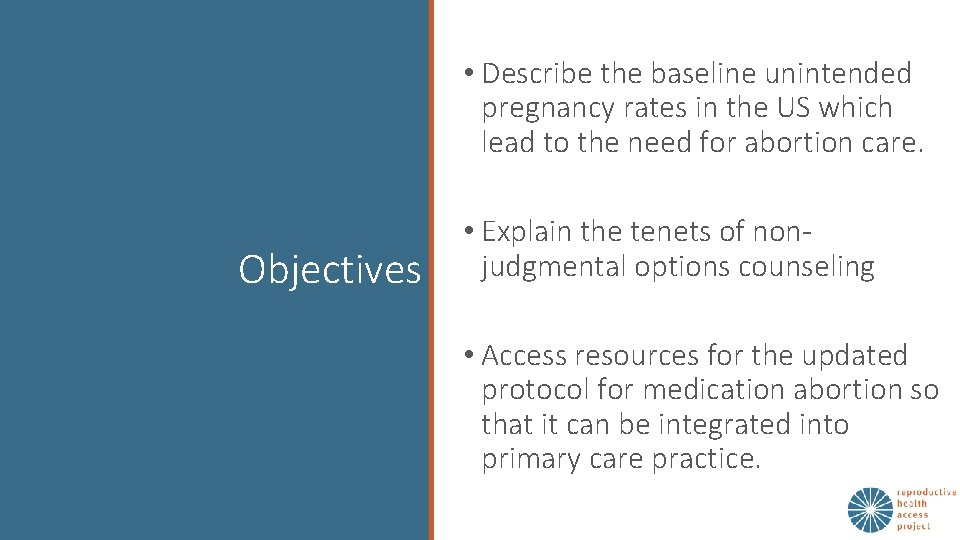  • Describe the baseline unintended pregnancy rates in the US which lead to