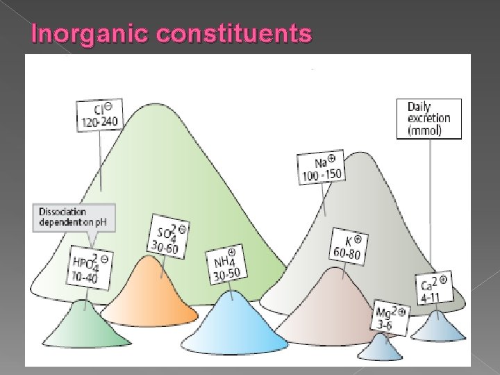 Inorganic constituents 