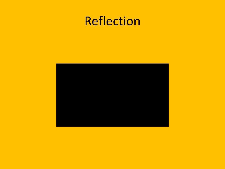 Reflection 