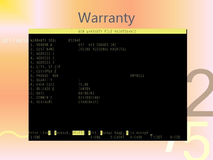 Warranty 