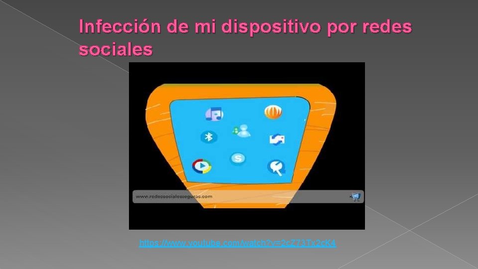 Infección de mi dispositivo por redes sociales https: //www. youtube. com/watch? v=2 c. Z