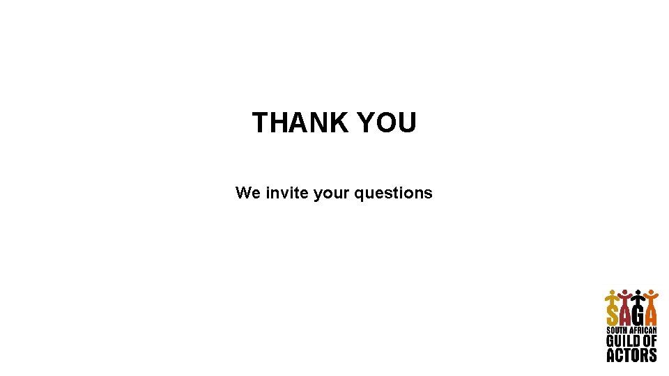 THANK YOU We invite your questions 