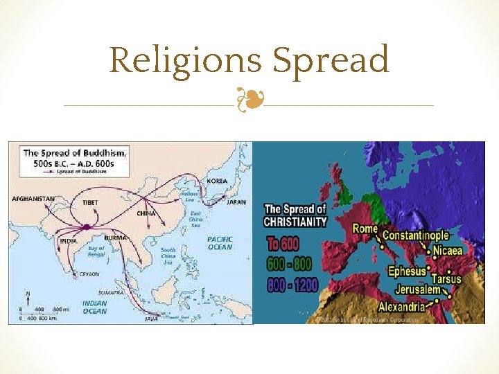 Religions Spread ❧ 