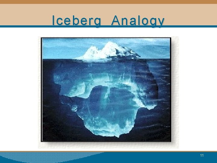 Iceberg Analogy 11 