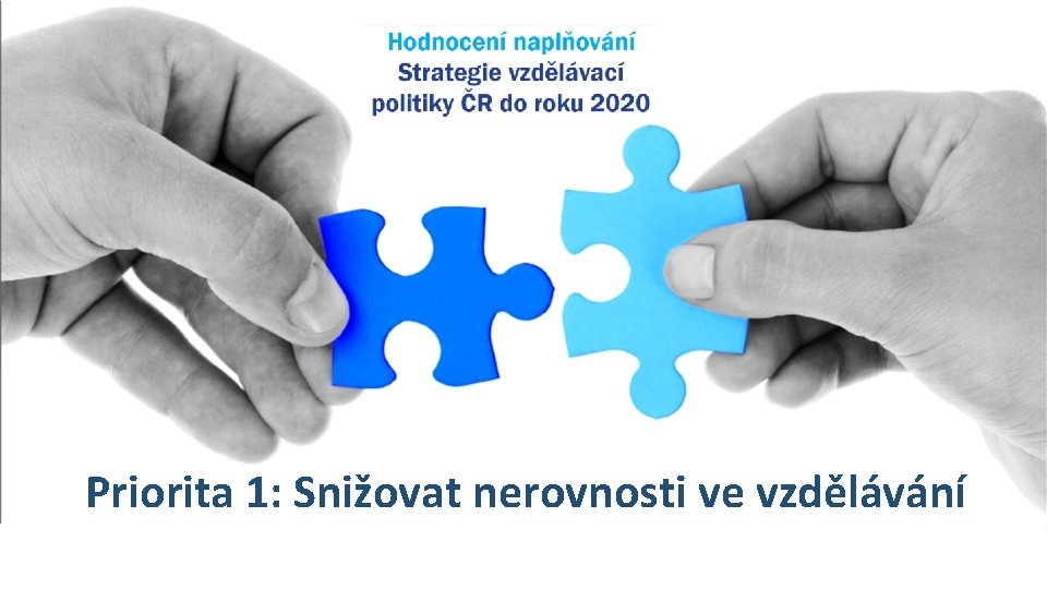 Priorita 1: Snižovat nerovnosti ve vzdělávání 