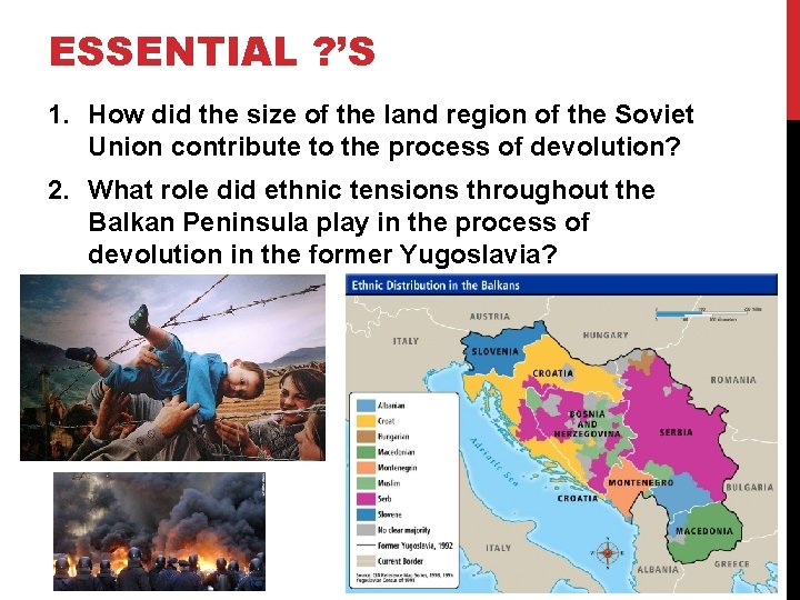 ESSENTIAL ? ’S 1. How did the size of the land region of the