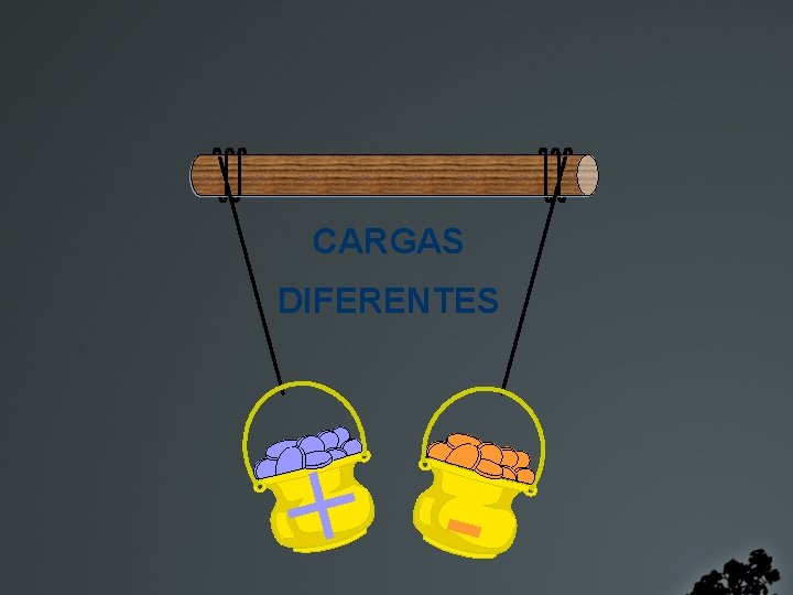 CARGAS DIFERENTES + - 