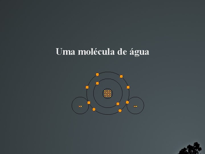 Uma molécula de água 