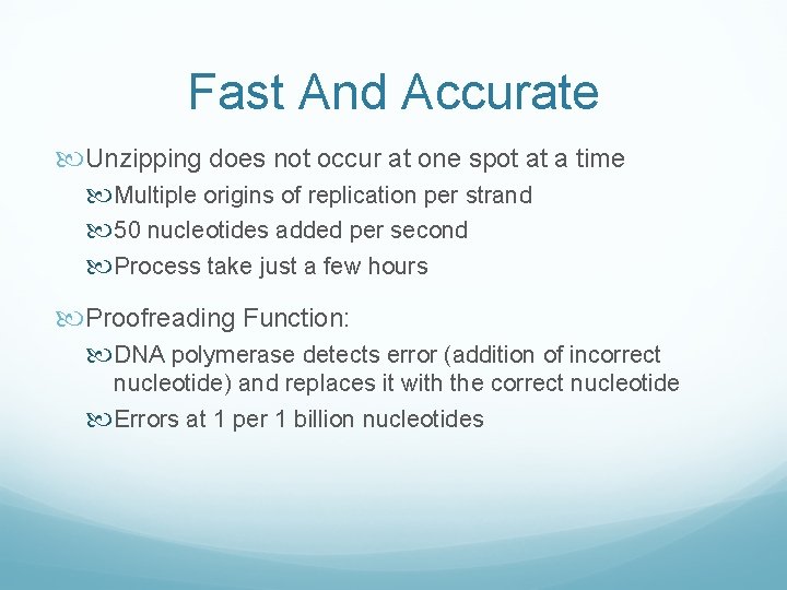 Fast And Accurate Unzipping does not occur at one spot at a time Multiple