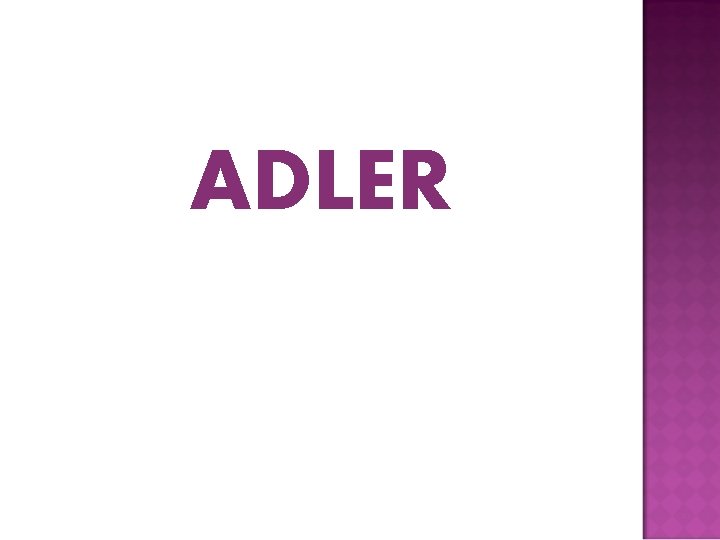 ADLER 