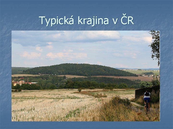Typická krajina v ČR 