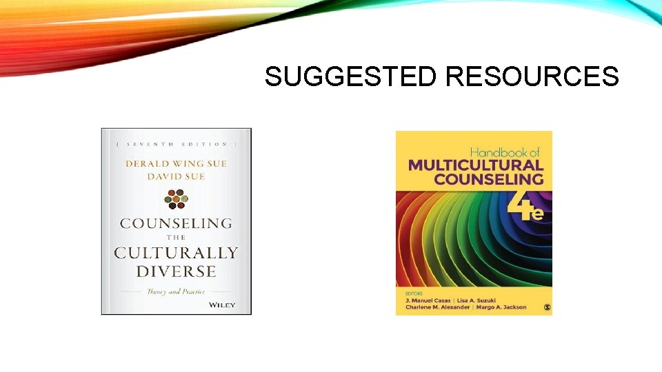 SUGGESTED RESOURCES 