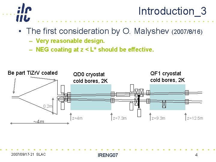 Introduction_3 • The first consideration by O. Malyshev (2007/8/16) – Very reasonable design. –