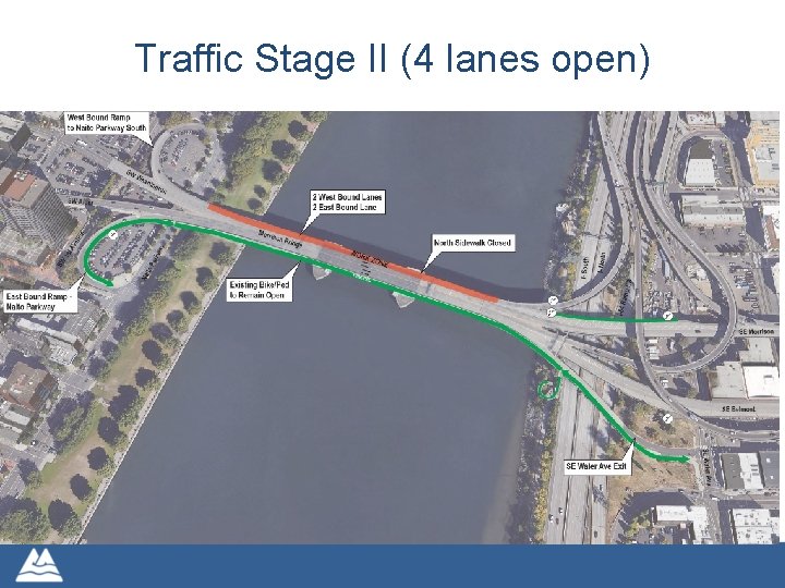 Traffic Stage II (4 lanes open) 