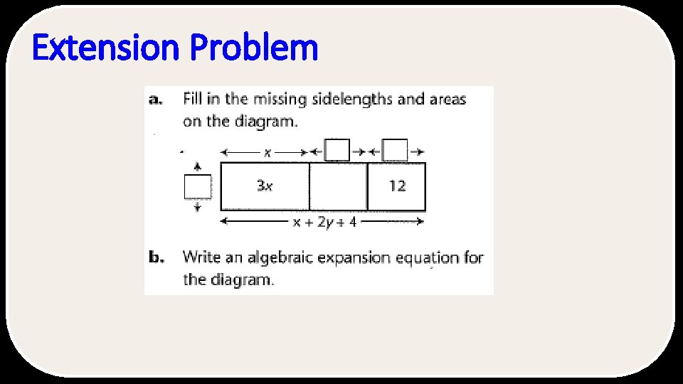 Extension Problem 